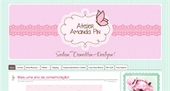 Desktop Screenshot of amandapin.com.br