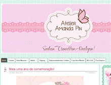 Tablet Screenshot of amandapin.com.br